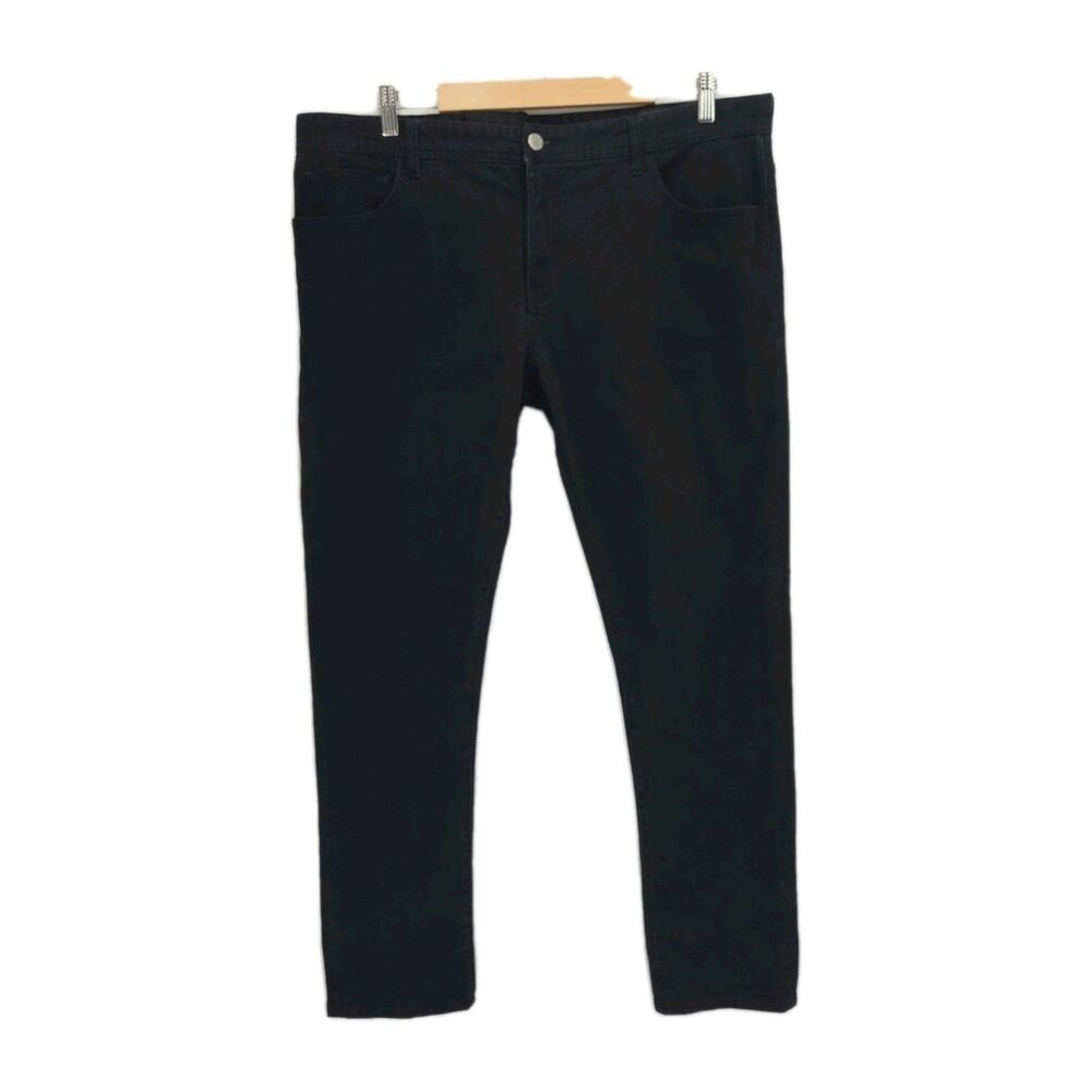 New Armani Exchange Mens J14 Skinny Jeans Black Size 40x32